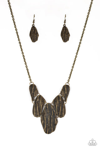 A New DISCovery - Brass necklace