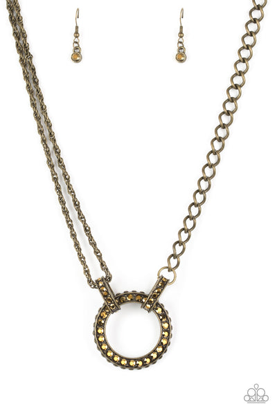 Razzle Dazzle - Brass necklace