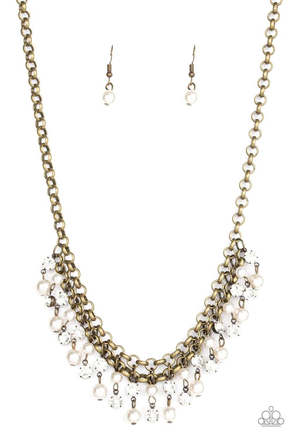 You May Kiss the Bride - Brass Necklace