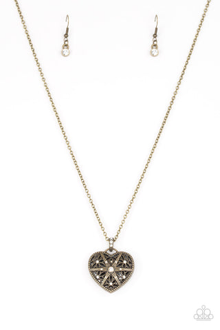 Casanova Charm - Brass necklace