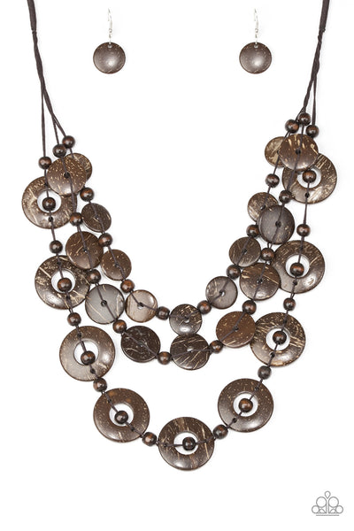 Catalina Coastin - Brown necklace