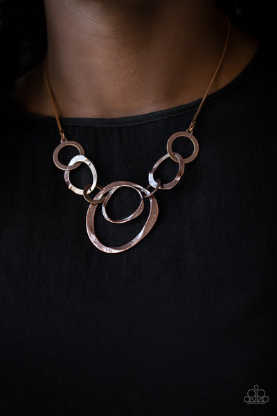 Progressively Vogue - Copper Necklace