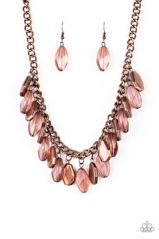 Fringe Fabulous - Copper necklace