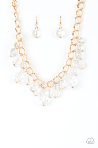 Gorgeously Globetrotter - Gold necklace