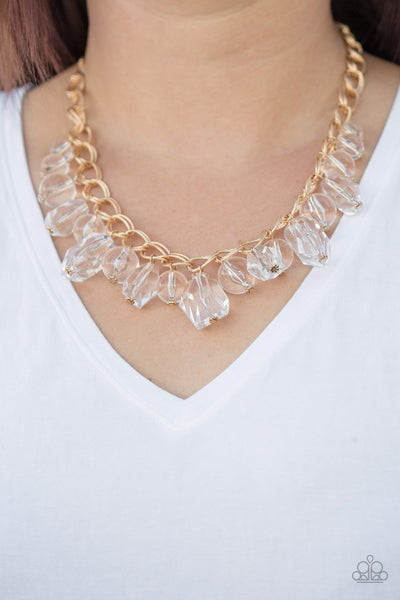 Gorgeously Globetrotter - Gold necklace