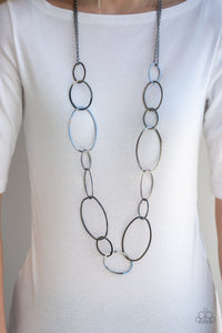 City Circuit - Black Gunmetal Necklace