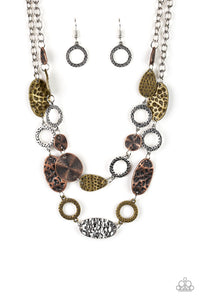 Trippin On Texture - Multi necklace