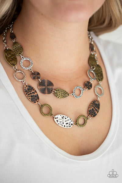 Trippin On Texture - Multi necklace