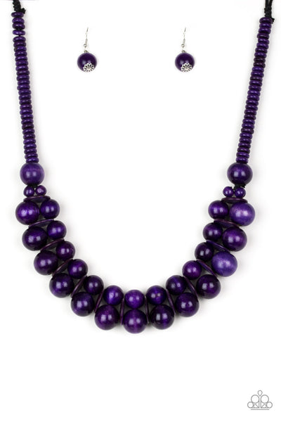 Caribbean Cover Girl - Purple necklace