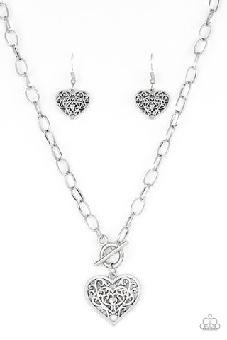 Victorian Romance silver necklace