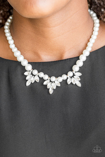 Society Socialite - White necklace