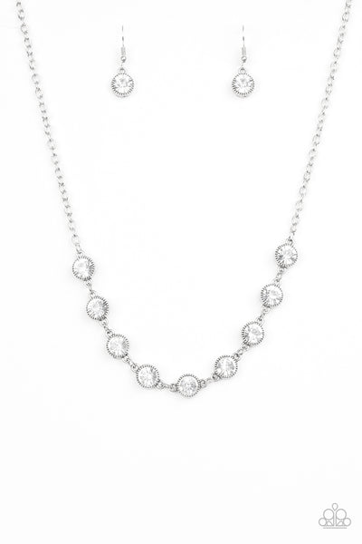 Starlit Socials - White necklace