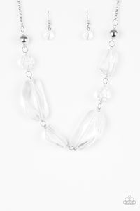 Luminous Luminary - White necklace