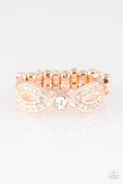 Extra Side Of Elegance - Rose Gold Ring