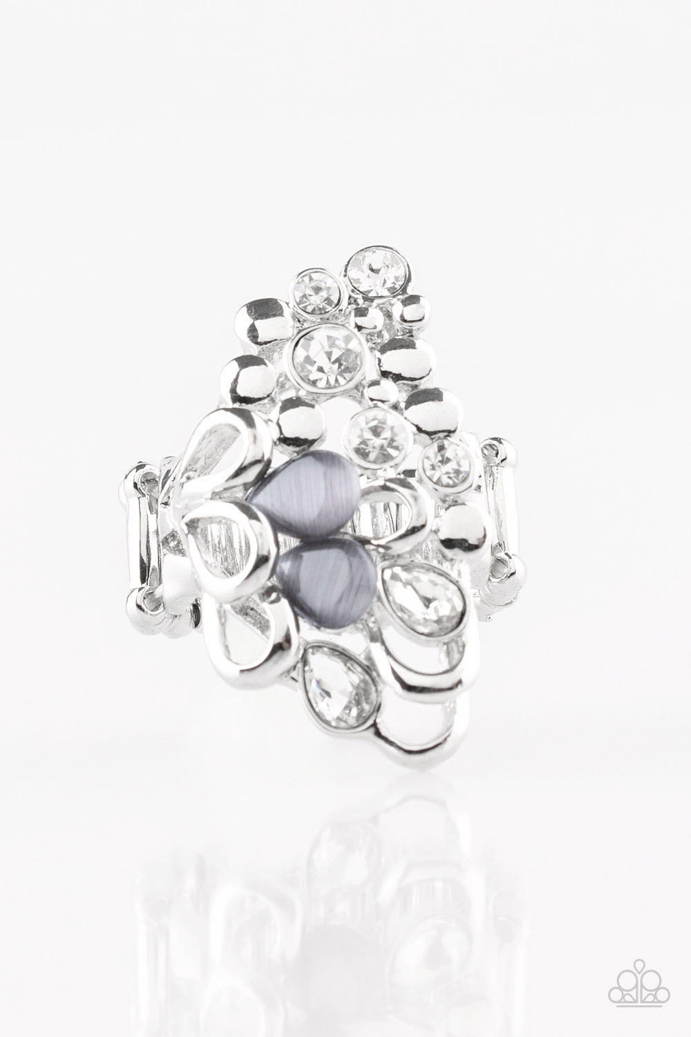 Sparkle Splash - Silver ring