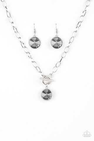 She Sparkles On - Silver necklace