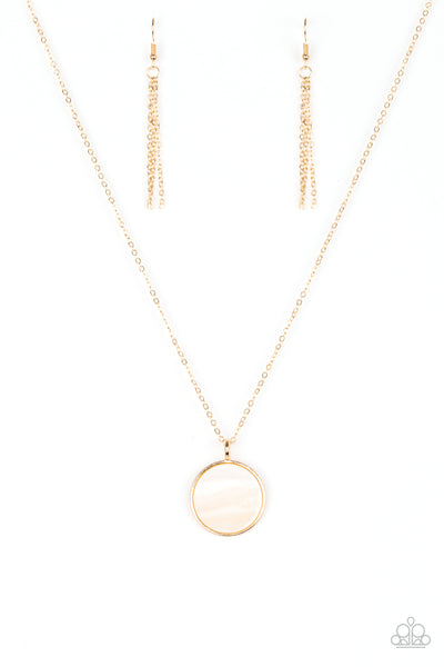 Shimmering Seashores - Gold necklace