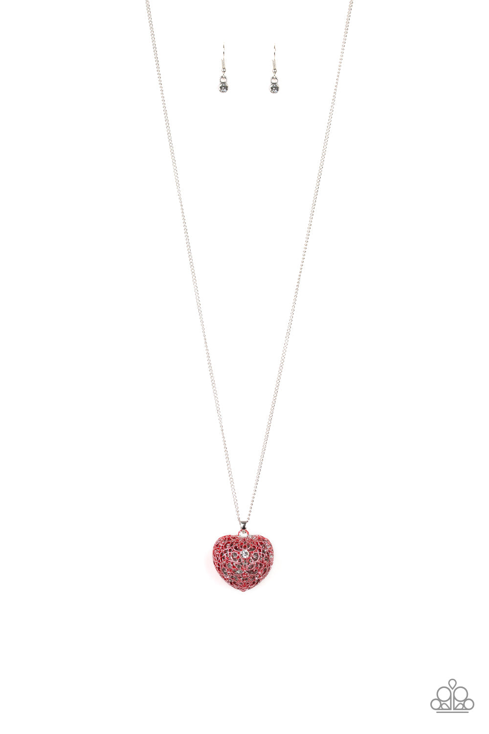 Love Is All Around - Red necklace