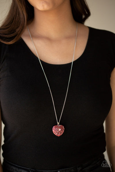 Love Is All Around - Red necklace