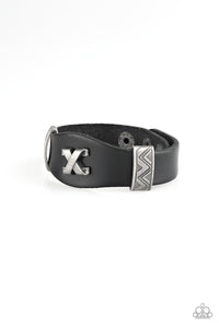 Tread Carefully - Black urban bracelet