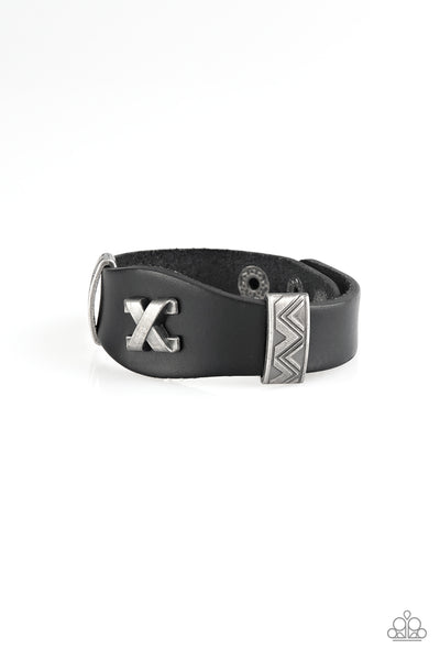 Tread Carefully - Black urban bracelet