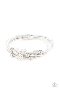 Marvelously Magnetic - White bracelet