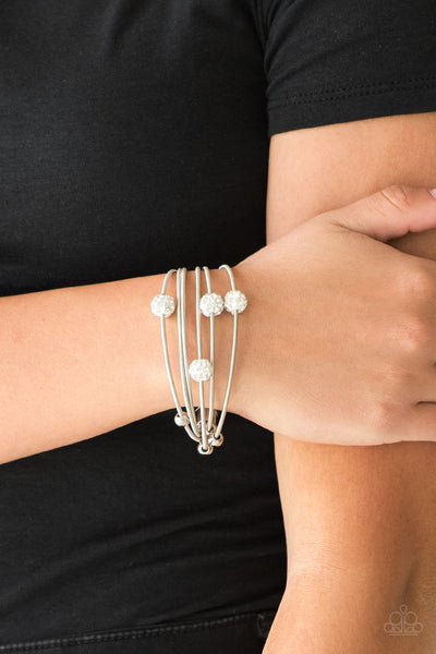 Marvelously Magnetic - White bracelet