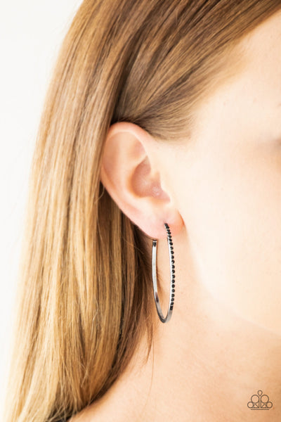 Chic Classic - Black earrings