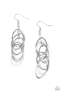 Tangle Tango - Silver earrings