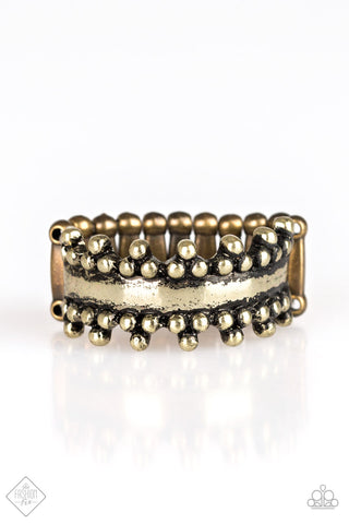 Heavy Metal Muse Brass ring