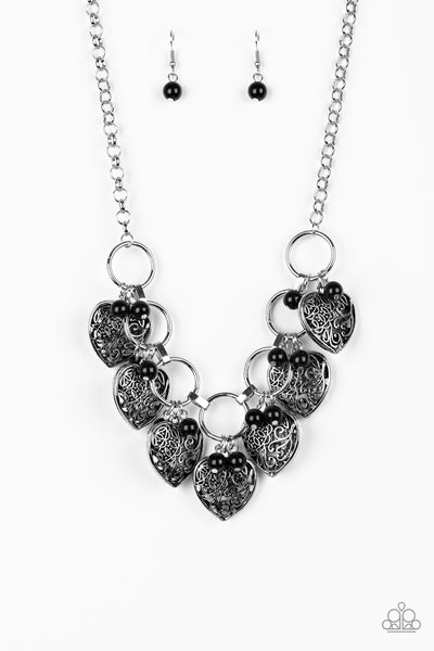 Very Valentine - Black necklace