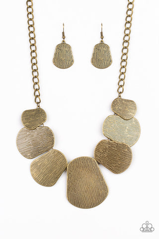 CAVE The Day - Brass necklace