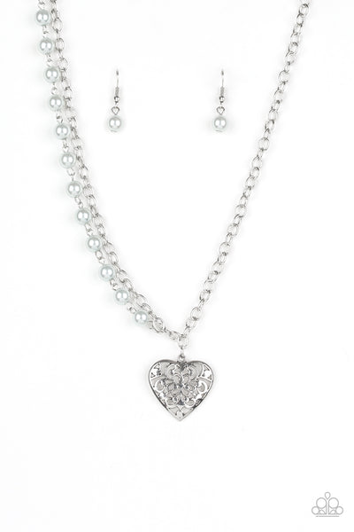 Forever In My Heart - Silver Necklace Heart