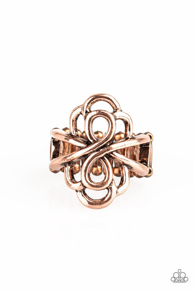 Ever Entwined - Copper ring