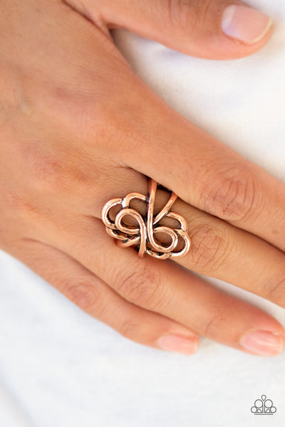 Ever Entwined - Copper ring