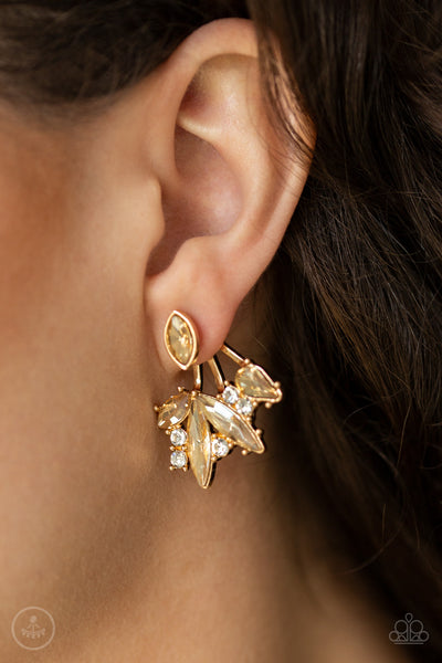 Deco Dynamite - Gold Earrings