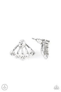 Jeweled Jubilee - White earrings