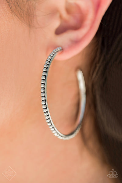 Totally On Trend silver earrings