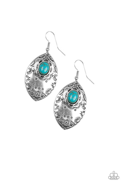 Mountain Montage Blue earrings