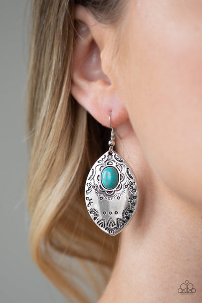 Mountain Montage Blue earrings