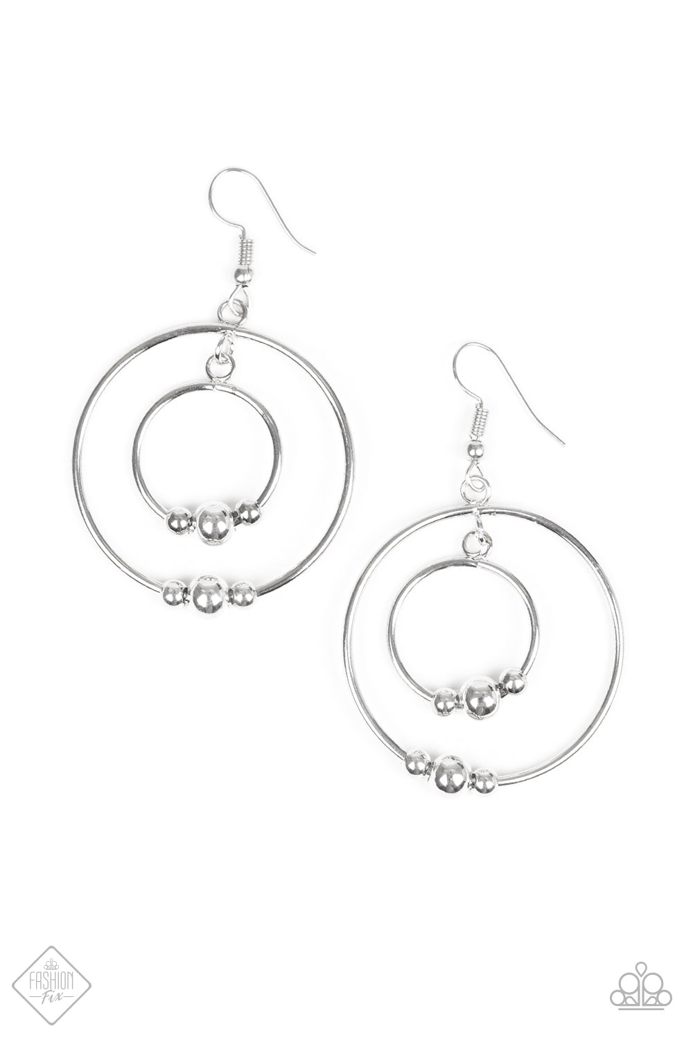 Center of Attraction Silver earrings