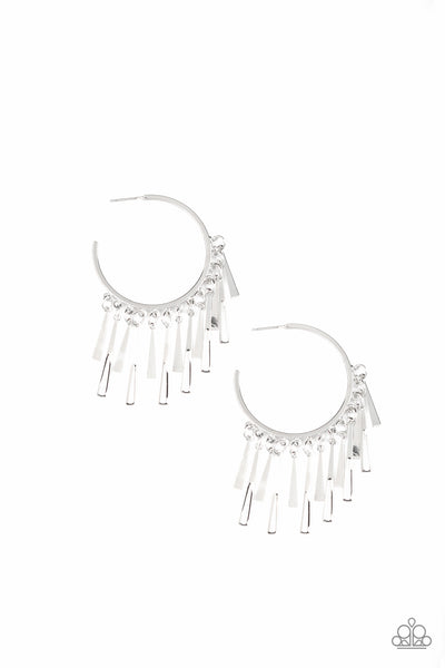 Bring The Noise - Silver earrings