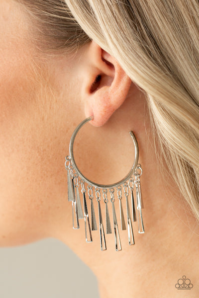 Bring The Noise - Silver earrings