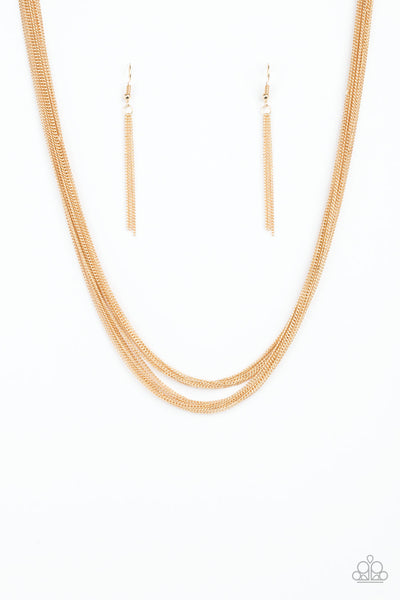 Backstage Bravado - Gold necklace