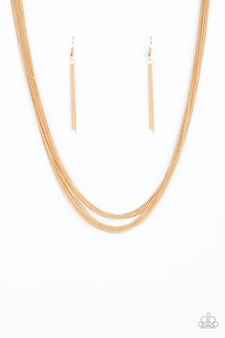 Backstage Bravado - Gold necklace