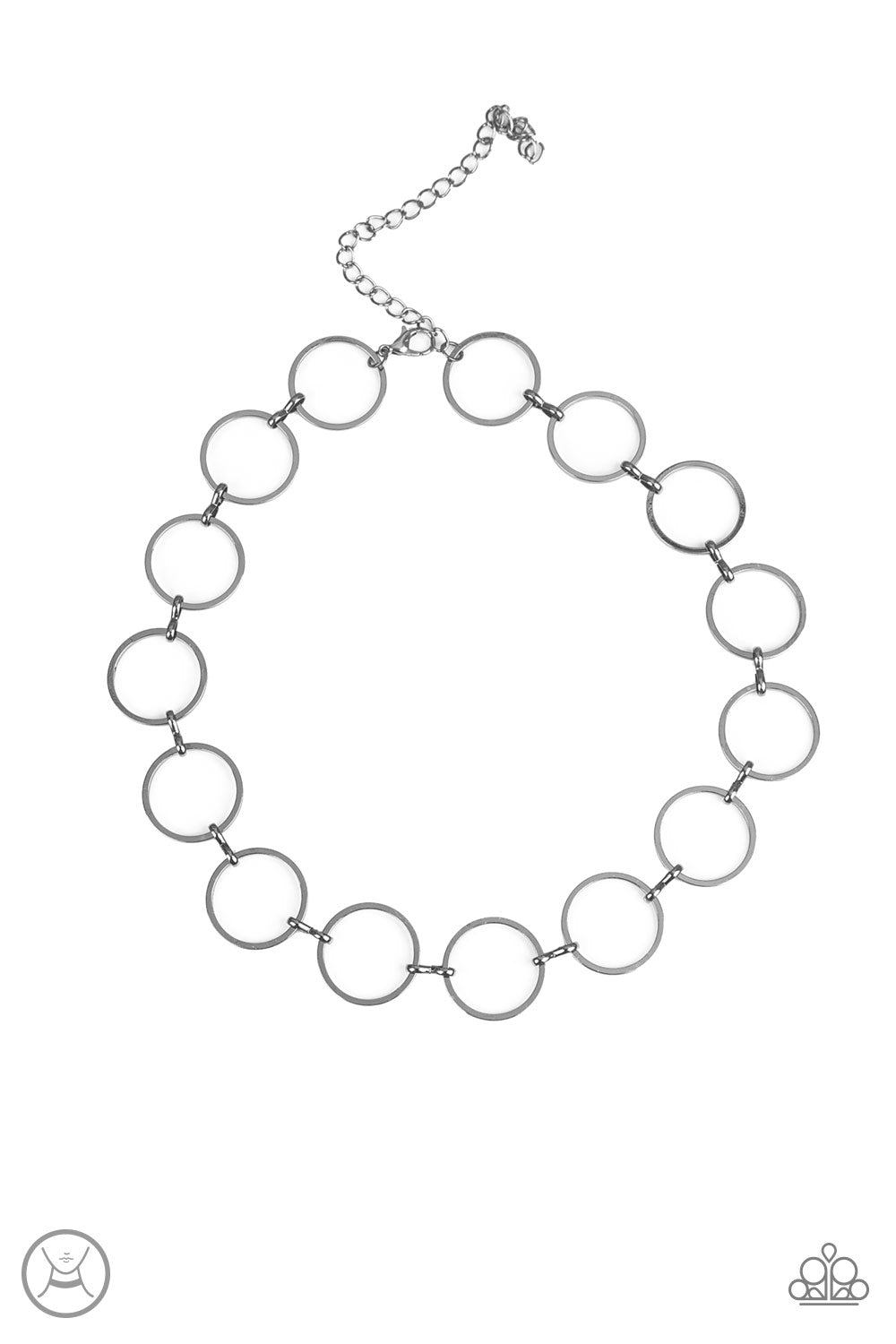 Retro Metro - Black necklace