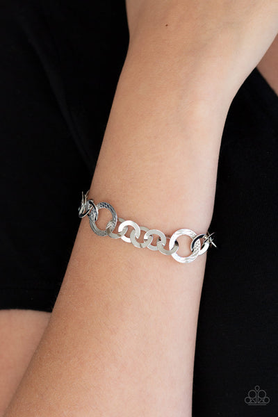 Modern Movement - Silver bracelet