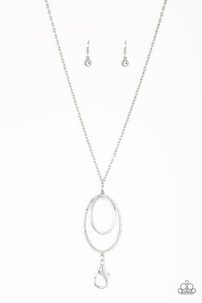 Rags To Riches - White necklace lanyards