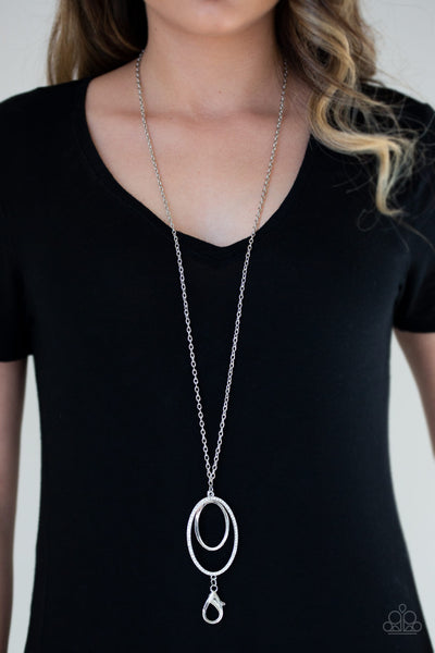 Rags To Riches - White necklace lanyards