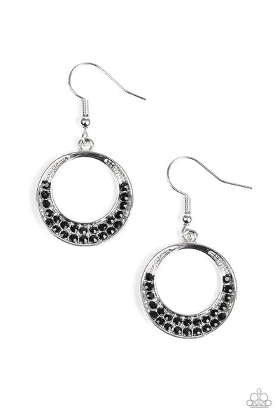 Socialite Luster - Black earrings